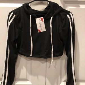 NWT Cropped Hoodie Size S/M